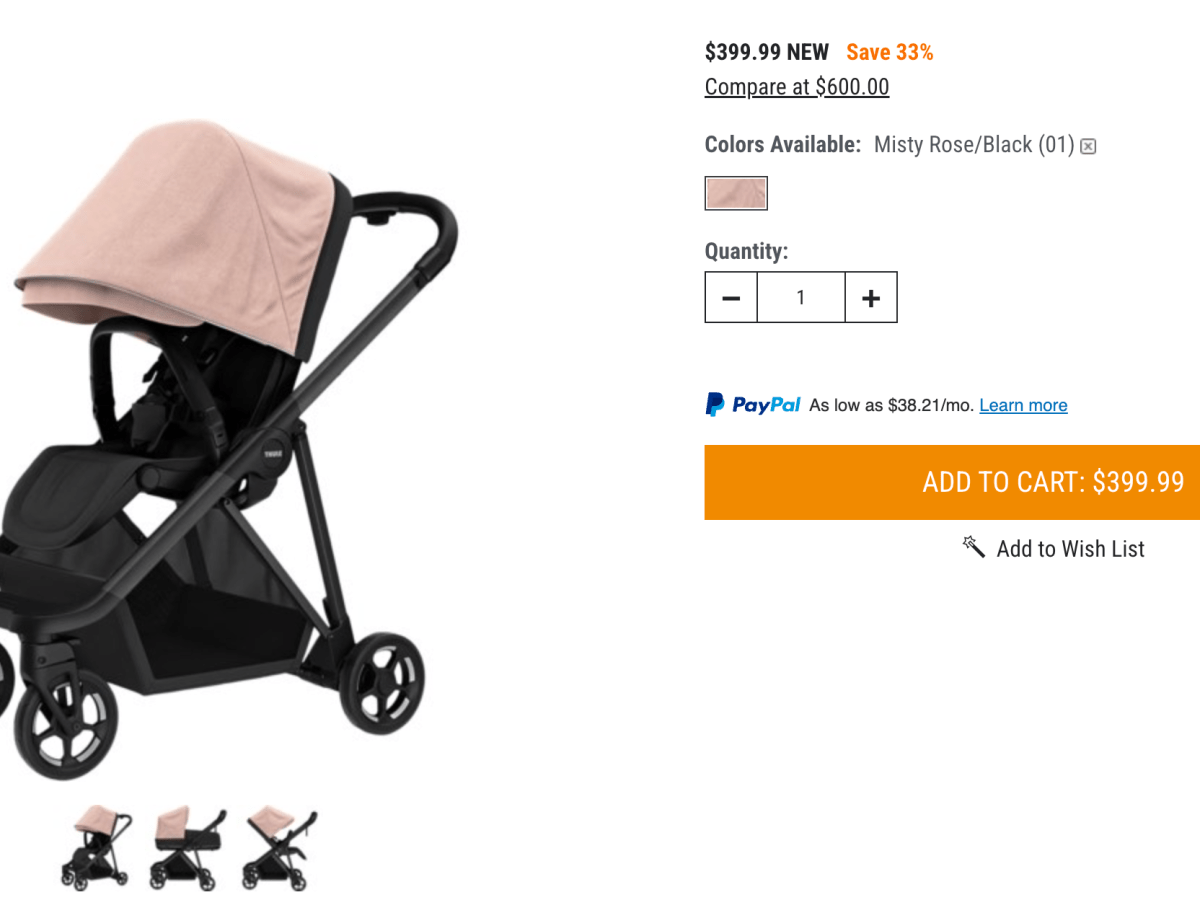 Thule Strollers and Bags On Sale At Sierra.com